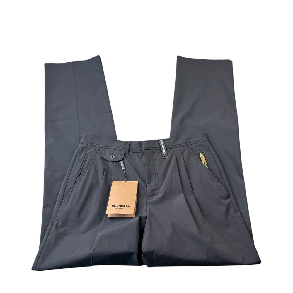 Burberry London Current Polyester Blend‎ Black Men's Trouser Size 32xUNF NWT